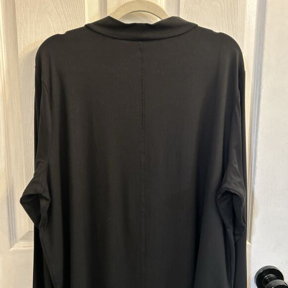 NWT A New Day Women’s Mock Turtleneck Bodysuit Black 3X Plus Size Snap Closure - Picture 10 of 16